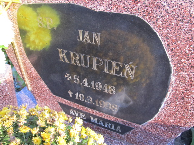Jan Krupień 1948 Pasłęk - Grobonet - Wyszukiwarka osób pochowanych
