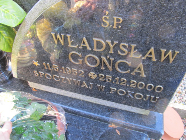 Władysław Gońca 1952 Pasłęk - Grobonet - Wyszukiwarka osób pochowanych