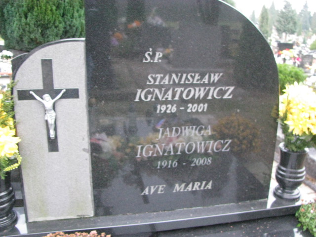 Jadwiga Ignatowicz 1916 Pasłęk - Grobonet - Wyszukiwarka osób pochowanych