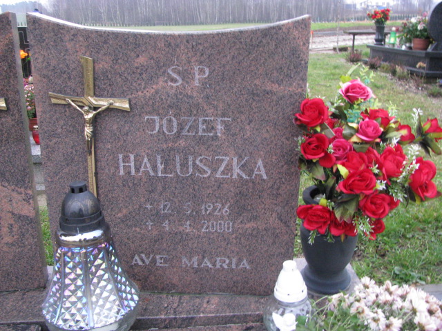 Józef Hałuszka 1926 Pasłęk - Grobonet - Wyszukiwarka osób pochowanych