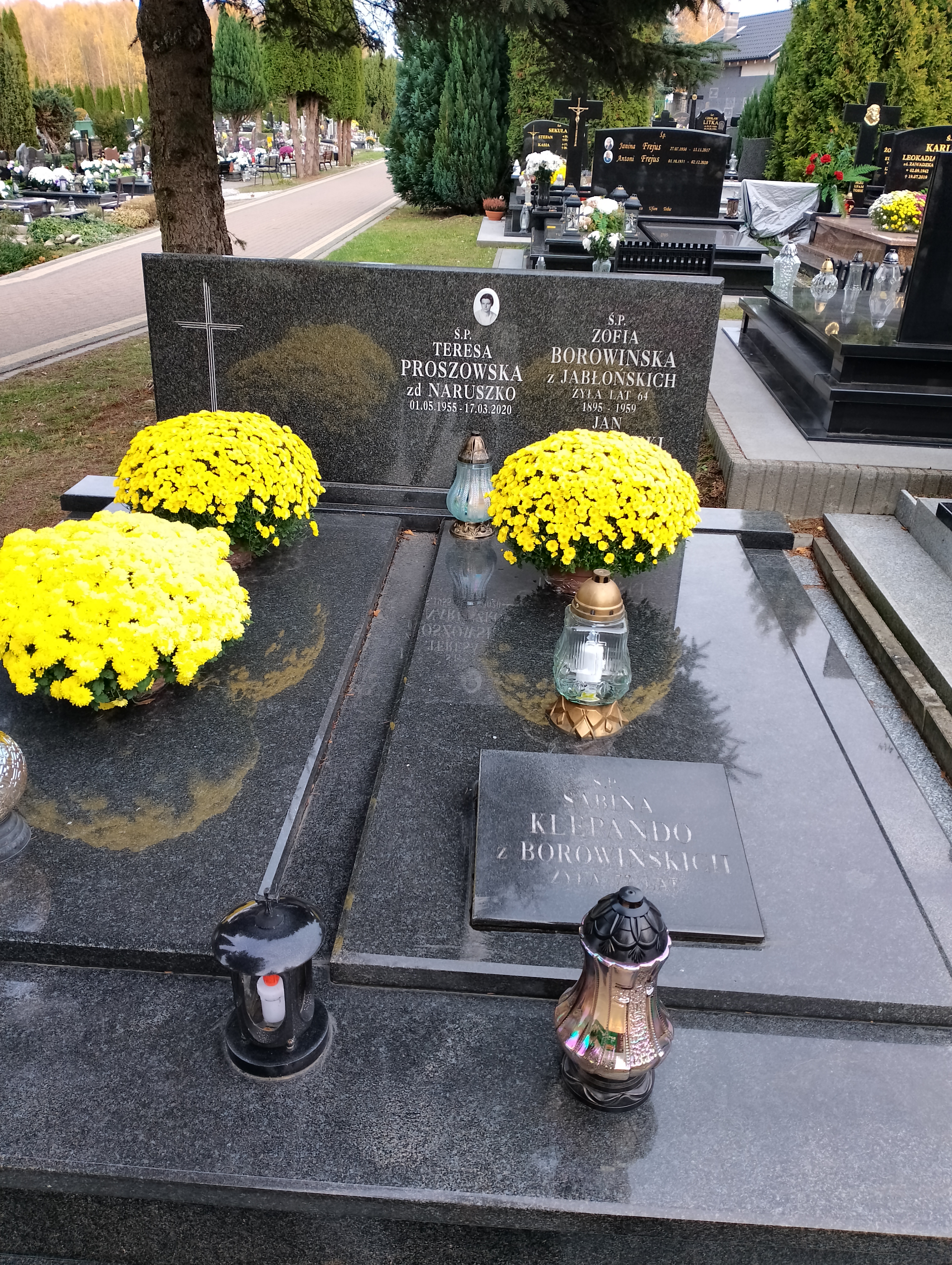 Zofia Borowinska 1895 Pasłęk - Grobonet - Wyszukiwarka osób pochowanych