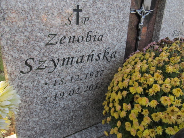 Zenobia Szymańska 1927 Pasłęk - Grobonet - Wyszukiwarka osób pochowanych