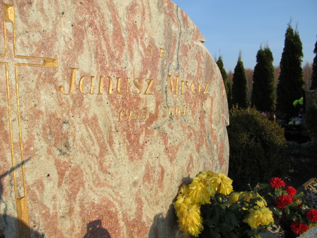 Janusz Mróz 1955 Pasłęk - Grobonet - Wyszukiwarka osób pochowanych