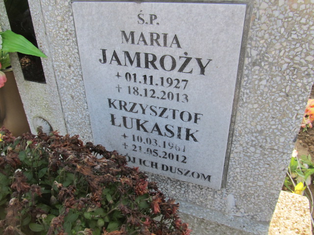 Maria Jamroży 1927 Pasłęk - Grobonet - Wyszukiwarka osób pochowanych