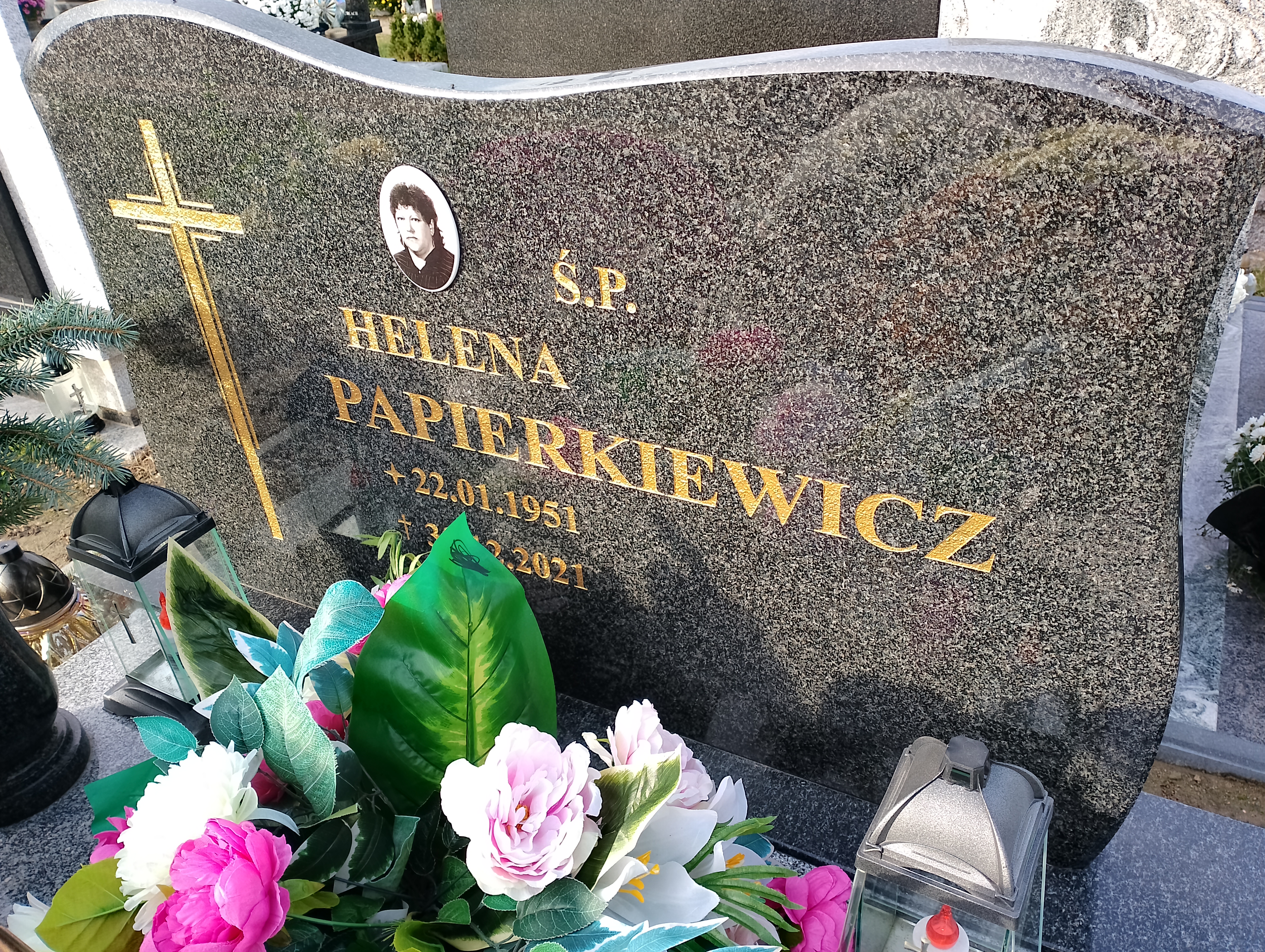 Grób Helena Teresa  Papierkiewicz 