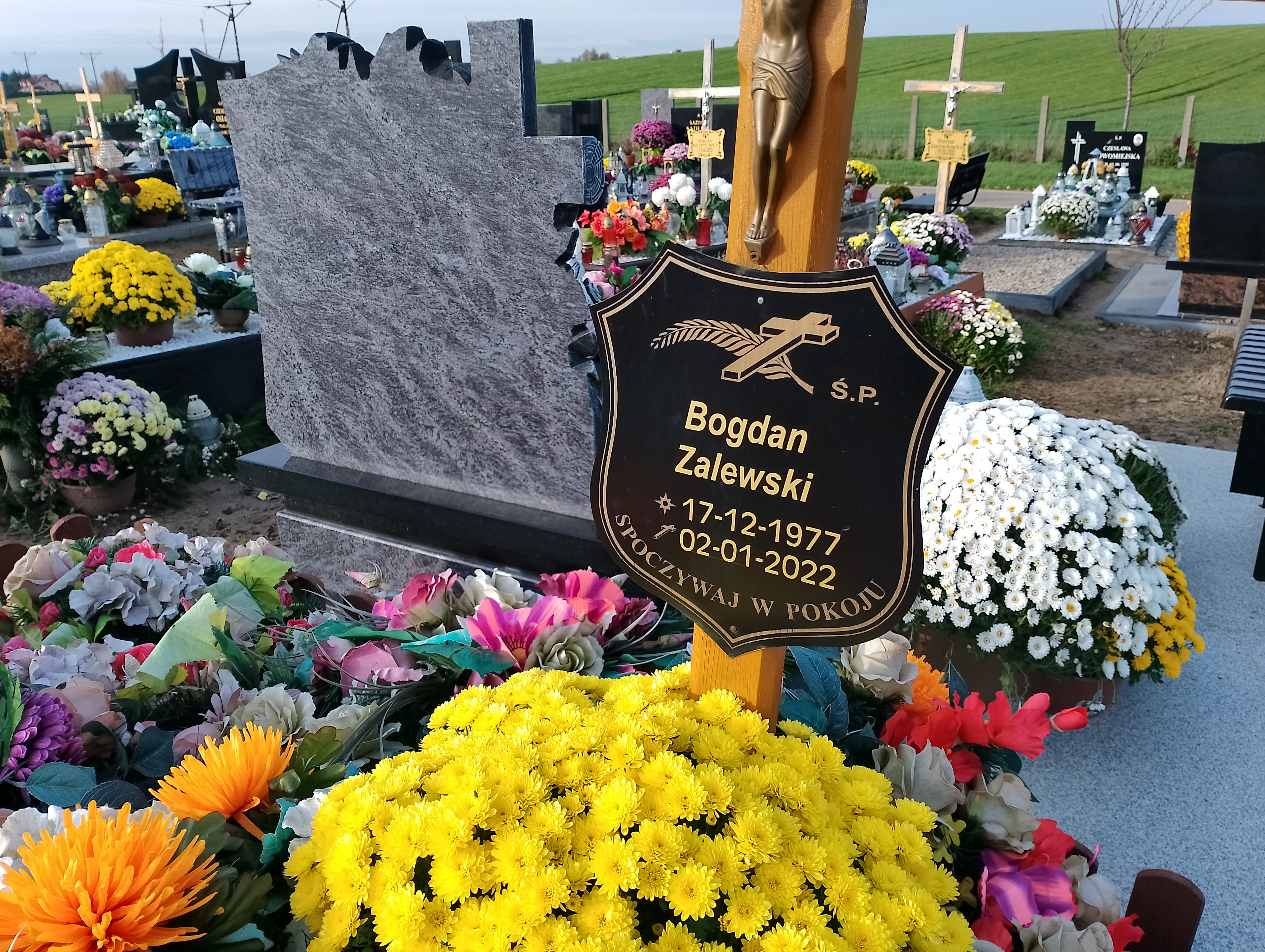 Bogdan Zalewski 1977 Pasłęk - Grobonet - Wyszukiwarka osób pochowanych