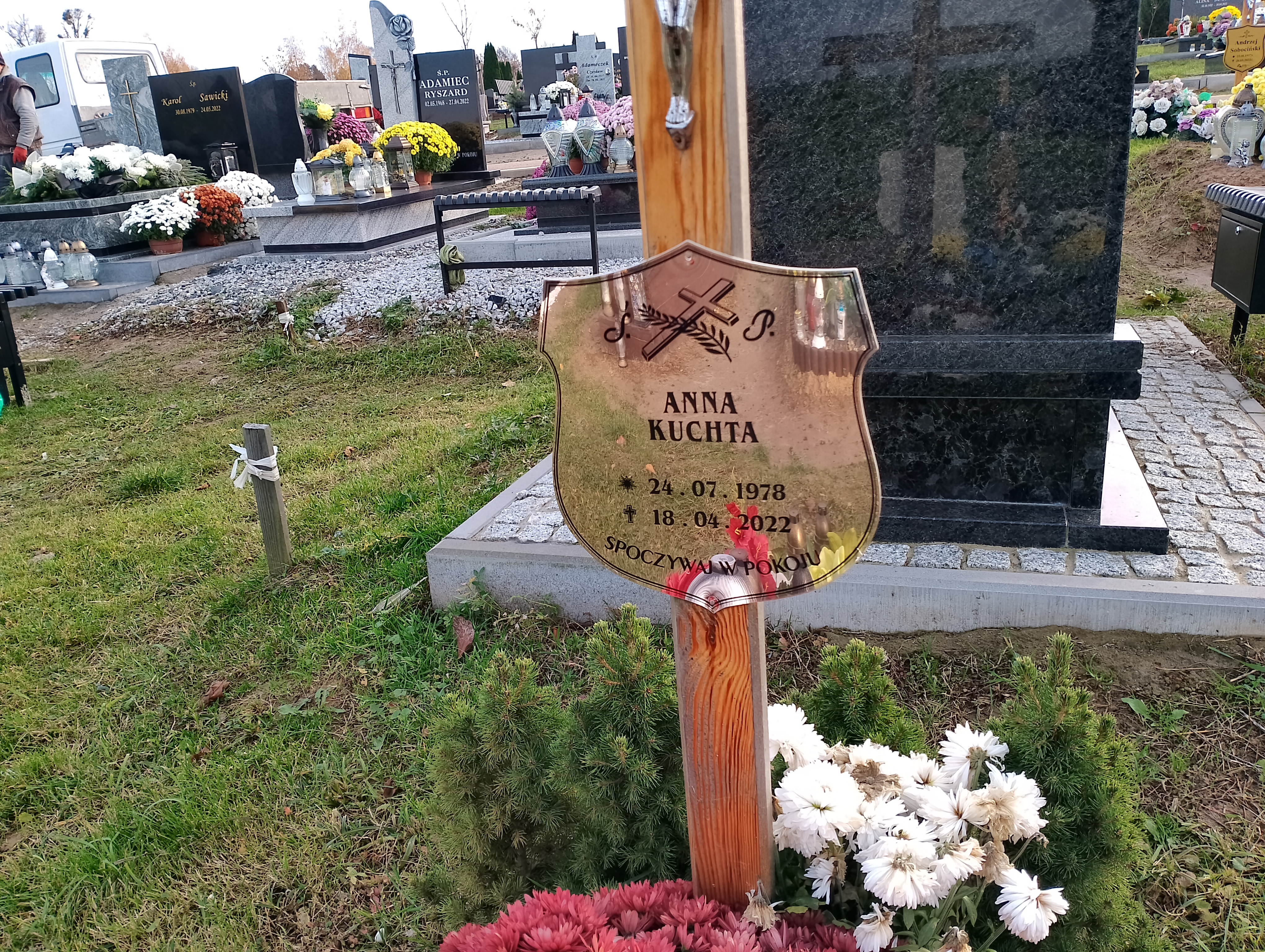 Anna Kuchta  1978 Pasłęk - Grobonet - Wyszukiwarka osób pochowanych