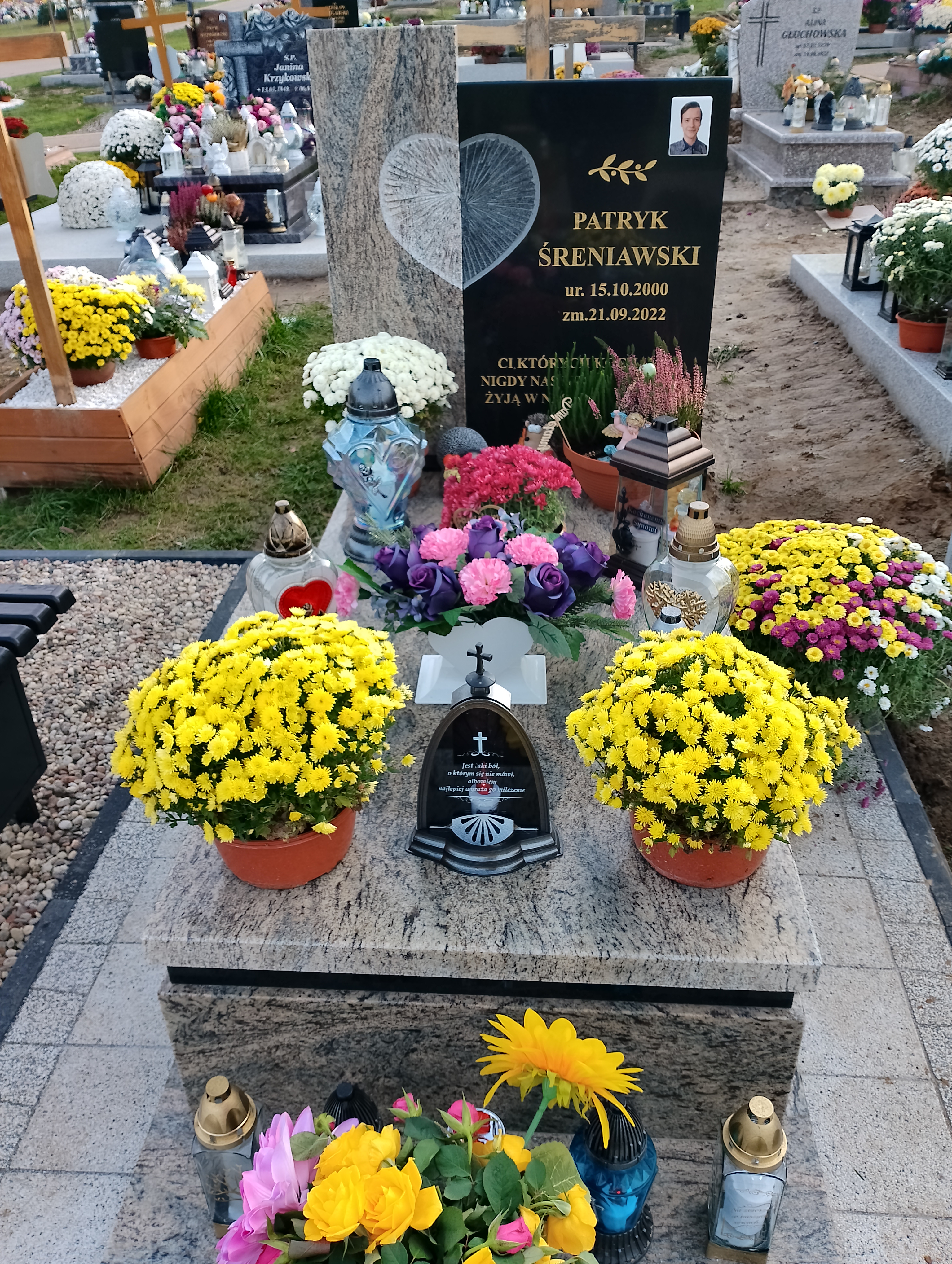 Patryk Śreniawski  2000 Pasłęk - Grobonet - Wyszukiwarka osób pochowanych