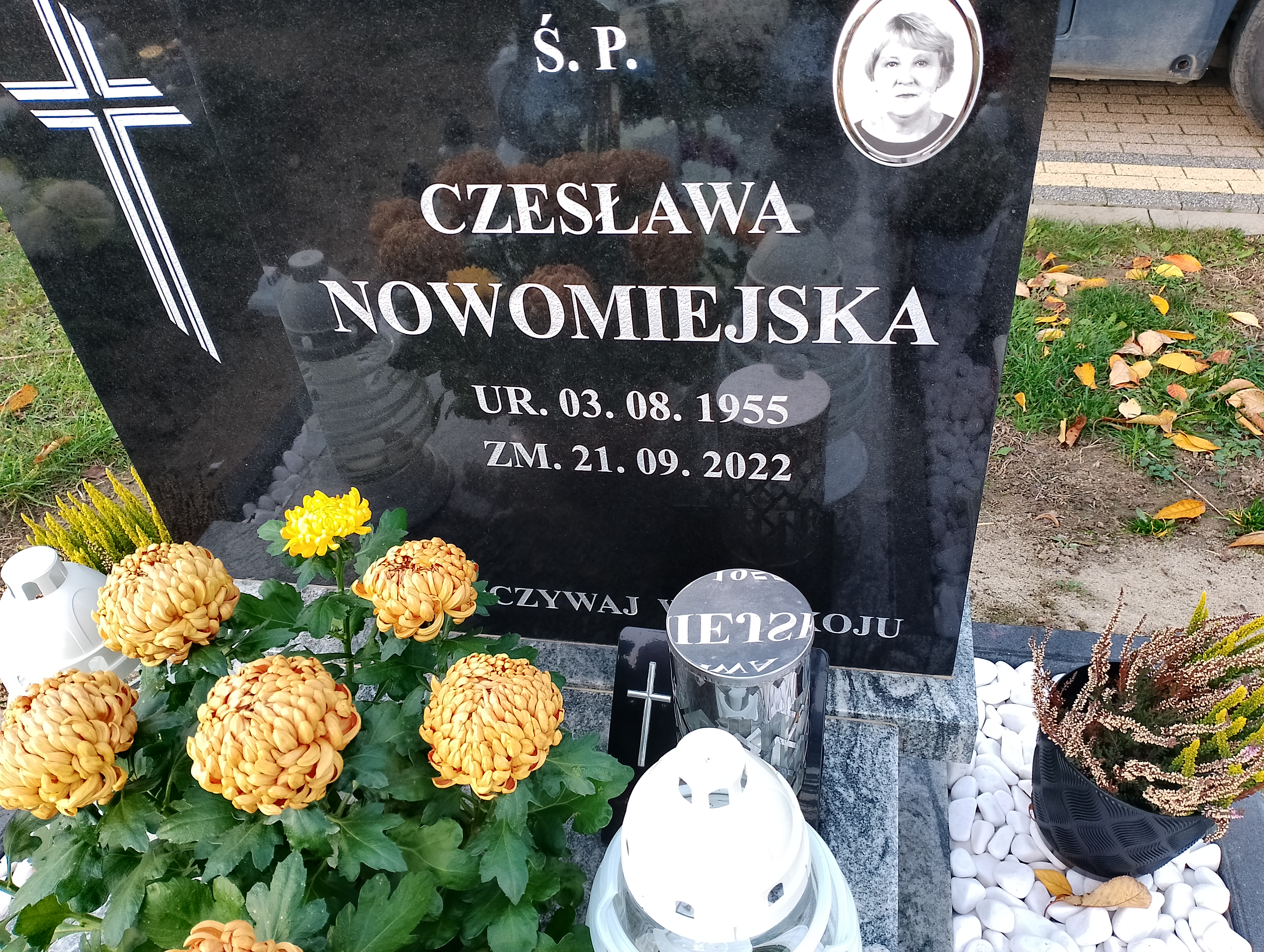 Czesława Nowomiejska  1955 Pasłęk - Grobonet - Wyszukiwarka osób pochowanych