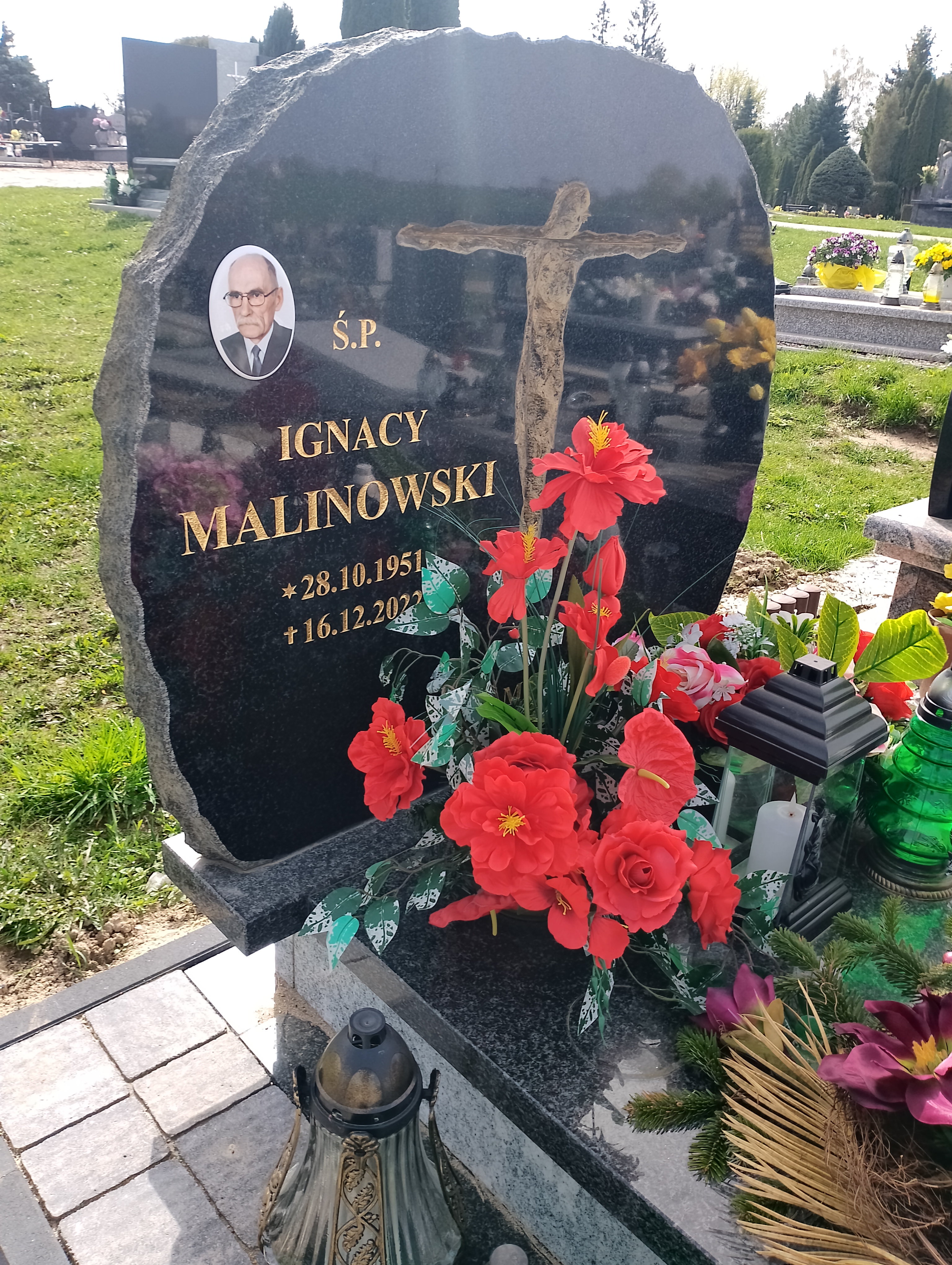 Ignacy Malinowski  1951 Pasłęk - Grobonet - Wyszukiwarka osób pochowanych