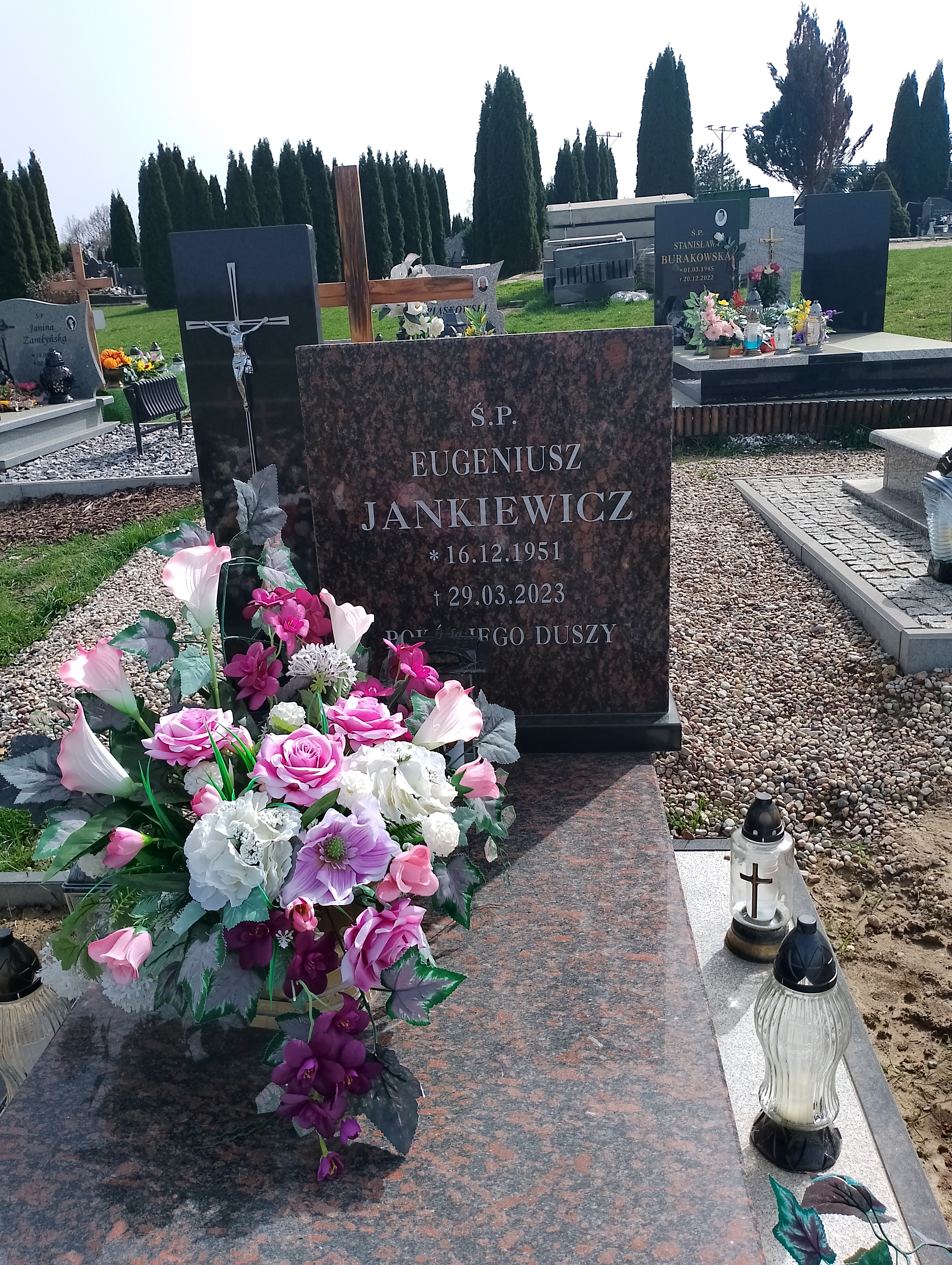 Eugeniusz Jankiewicz  1951 Pasłęk - Grobonet - Wyszukiwarka osób pochowanych