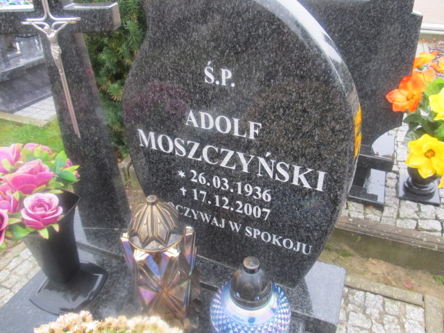 Adolf Moszczyński 1936 Pasłęk - Grobonet - Wyszukiwarka osób pochowanych