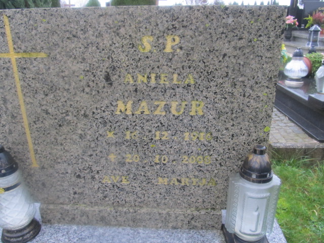 Aniela Mazur 1916 Pasłęk - Grobonet - Wyszukiwarka osób pochowanych