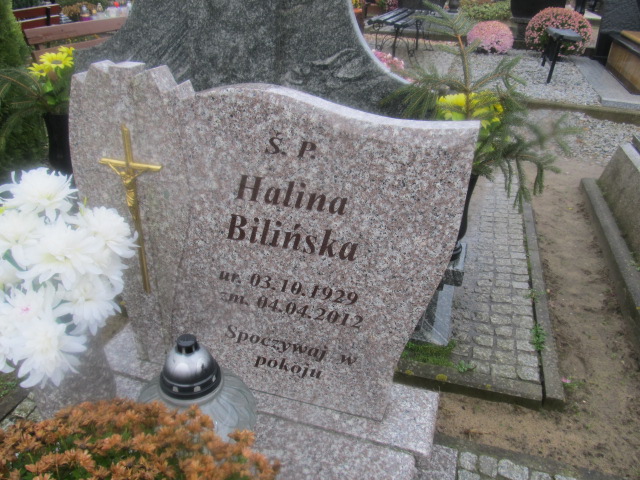Halina Bilińska 1929 Pasłęk - Grobonet - Wyszukiwarka osób pochowanych