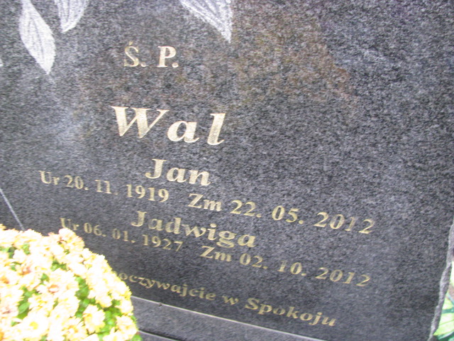 Jan Wal 1919 Pasłęk - Grobonet - Wyszukiwarka osób pochowanych