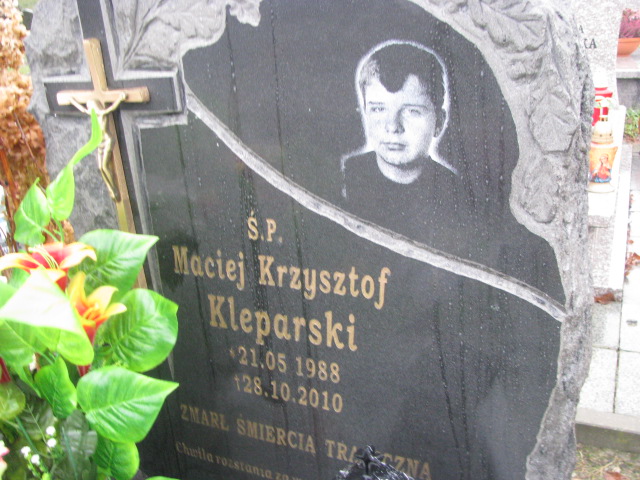 Maciej Krzysztof Kleparski 1988 Pasłęk - Grobonet - Wyszukiwarka osób pochowanych