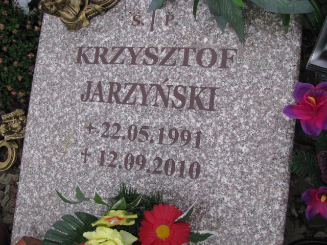 Krzysztof Jarzyński 1991 Pasłęk - Grobonet - Wyszukiwarka osób pochowanych