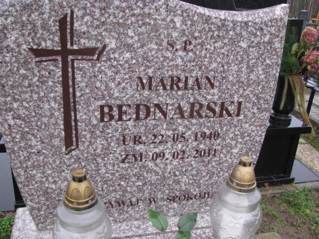 Marian Bednarski 1940 Pasłęk - Grobonet - Wyszukiwarka osób pochowanych
