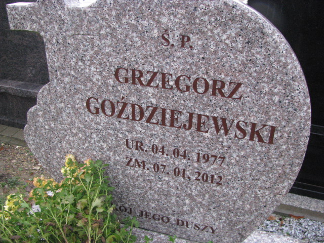 Grzegorz Goździejewski 1977 Pasłęk - Grobonet - Wyszukiwarka osób pochowanych
