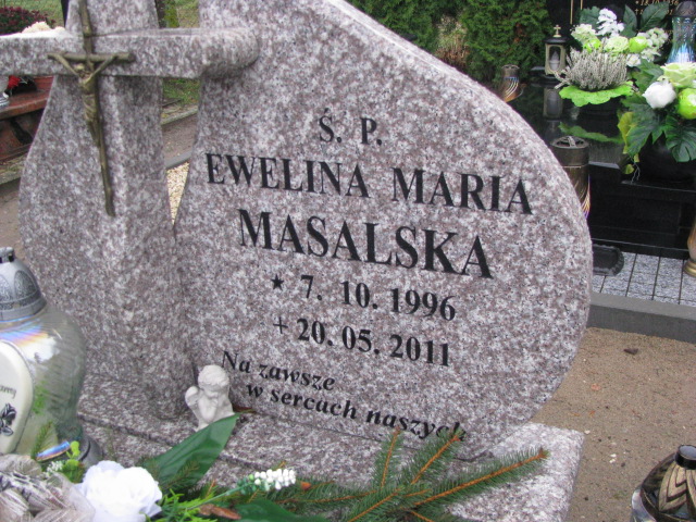Ewelina Maria Masalska 1996 Pasłęk - Grobonet - Wyszukiwarka osób pochowanych