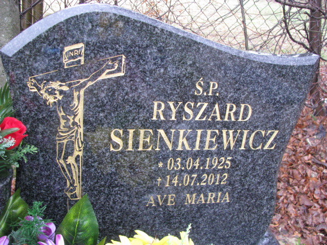 Ryszard Sienkiewicz 1925 Pasłęk - Grobonet - Wyszukiwarka osób pochowanych