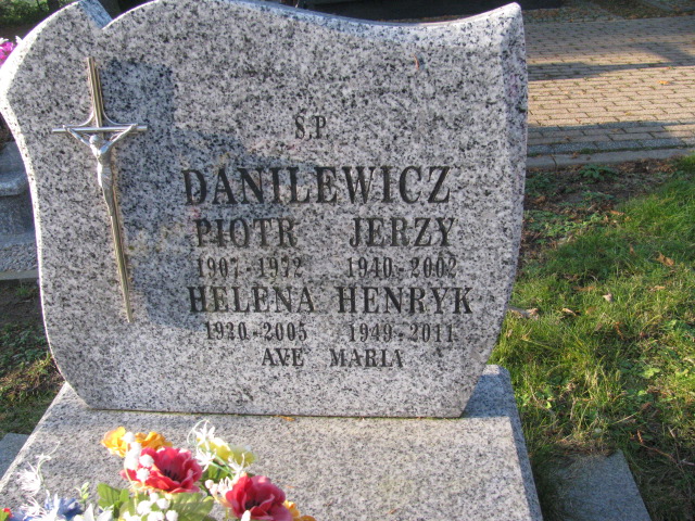 Jerzy Danilewicz 1940 Pasłęk - Grobonet - Wyszukiwarka osób pochowanych