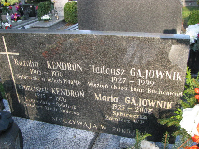 Tadeusz Gajownik 1927 Pasłęk - Grobonet - Wyszukiwarka osób pochowanych