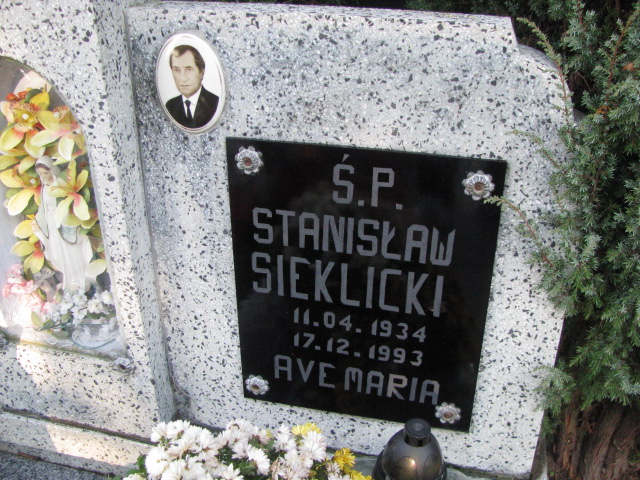 Stanisław Sieklicki 1934 Pasłęk - Grobonet - Wyszukiwarka osób pochowanych