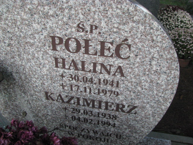 Halina Połeć 1941 Pasłęk - Grobonet - Wyszukiwarka osób pochowanych