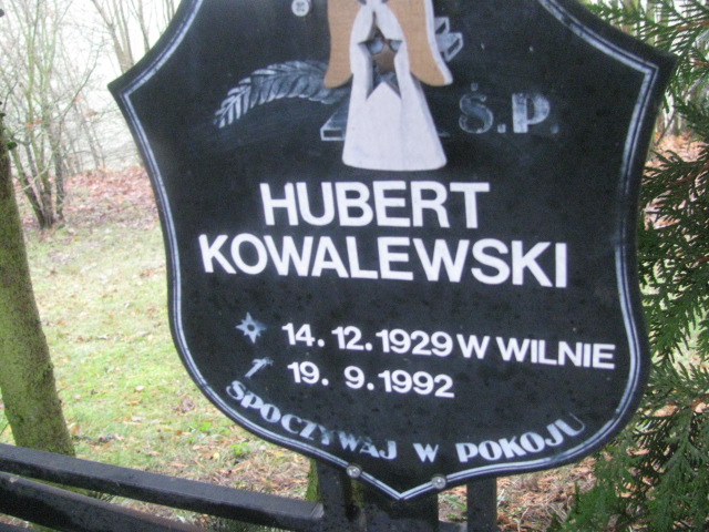 Hubert Kowalewski 1929 Pasłęk - Grobonet - Wyszukiwarka osób pochowanych