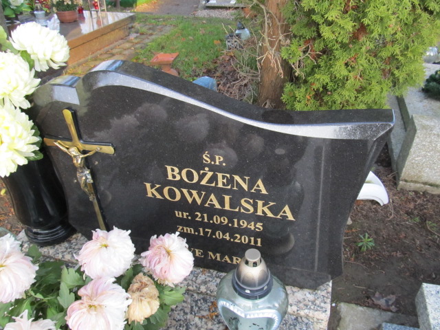 Bożena Kowalska 1945 Pasłęk - Grobonet - Wyszukiwarka osób pochowanych