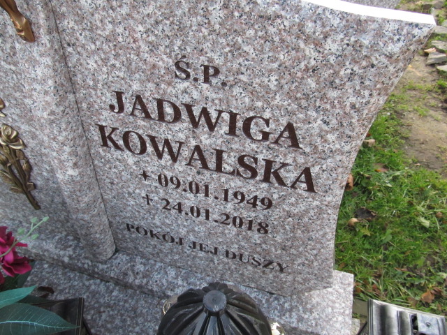 Jadwiga Kowalska 1949 Pasłęk - Grobonet - Wyszukiwarka osób pochowanych
