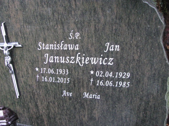 Jan Januszkiewicz 1932 Pasłęk - Grobonet - Wyszukiwarka osób pochowanych