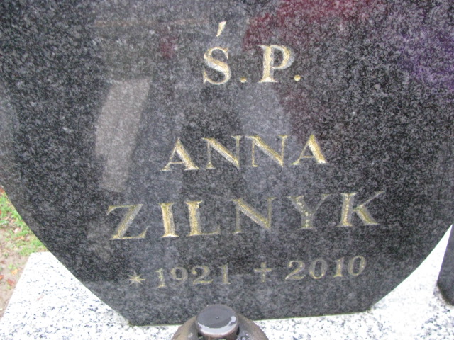 Anna Zilnyk 1921 Pasłęk - Grobonet - Wyszukiwarka osób pochowanych