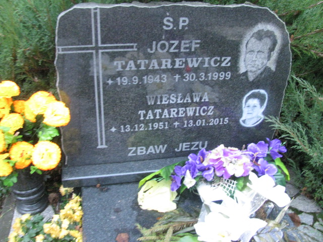 Józef Tatarewicz 1943 Pasłęk - Grobonet - Wyszukiwarka osób pochowanych