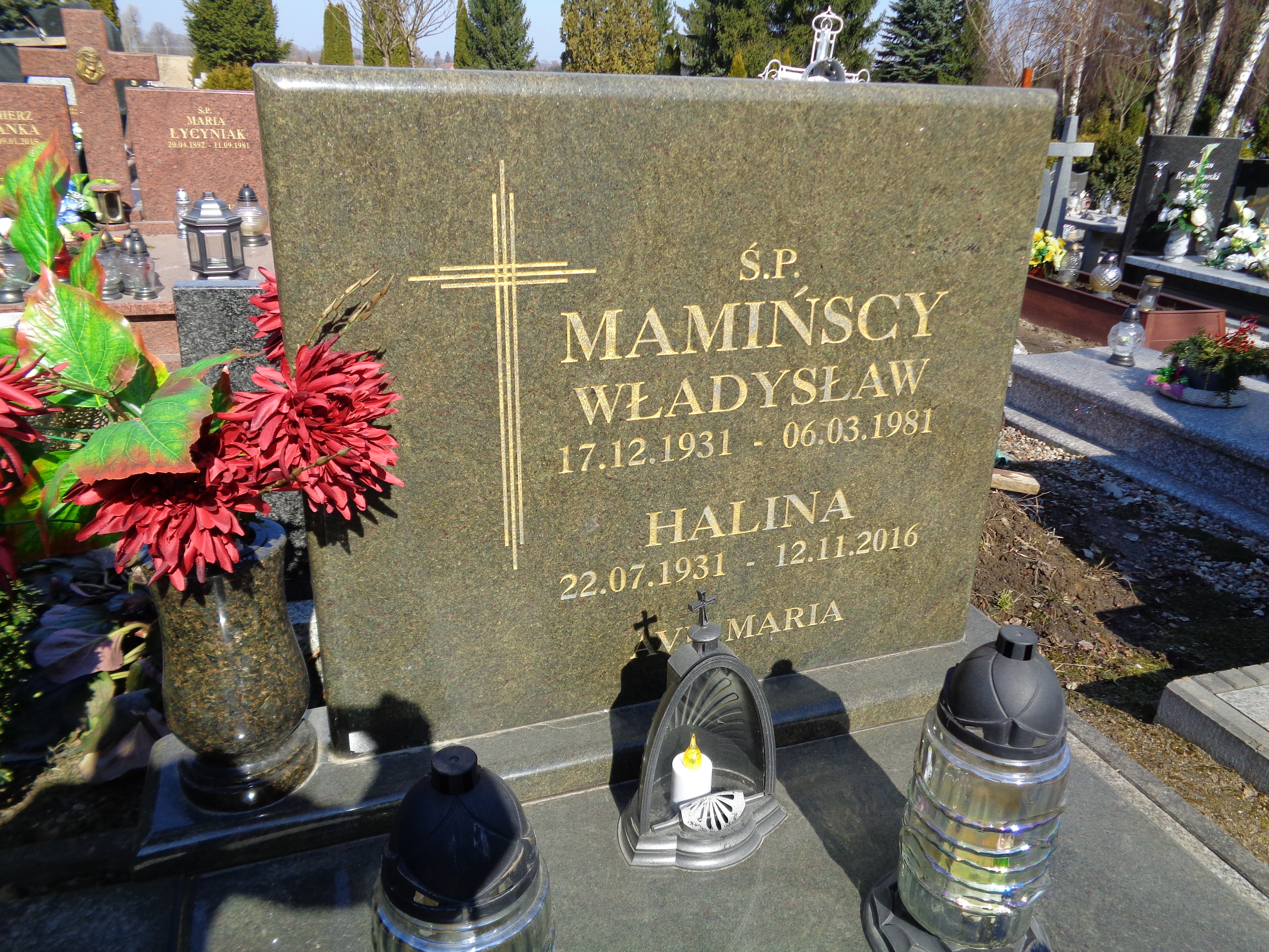 Władysław-Andrzej Mamiński 1931 Pasłęk - Grobonet - Wyszukiwarka osób pochowanych