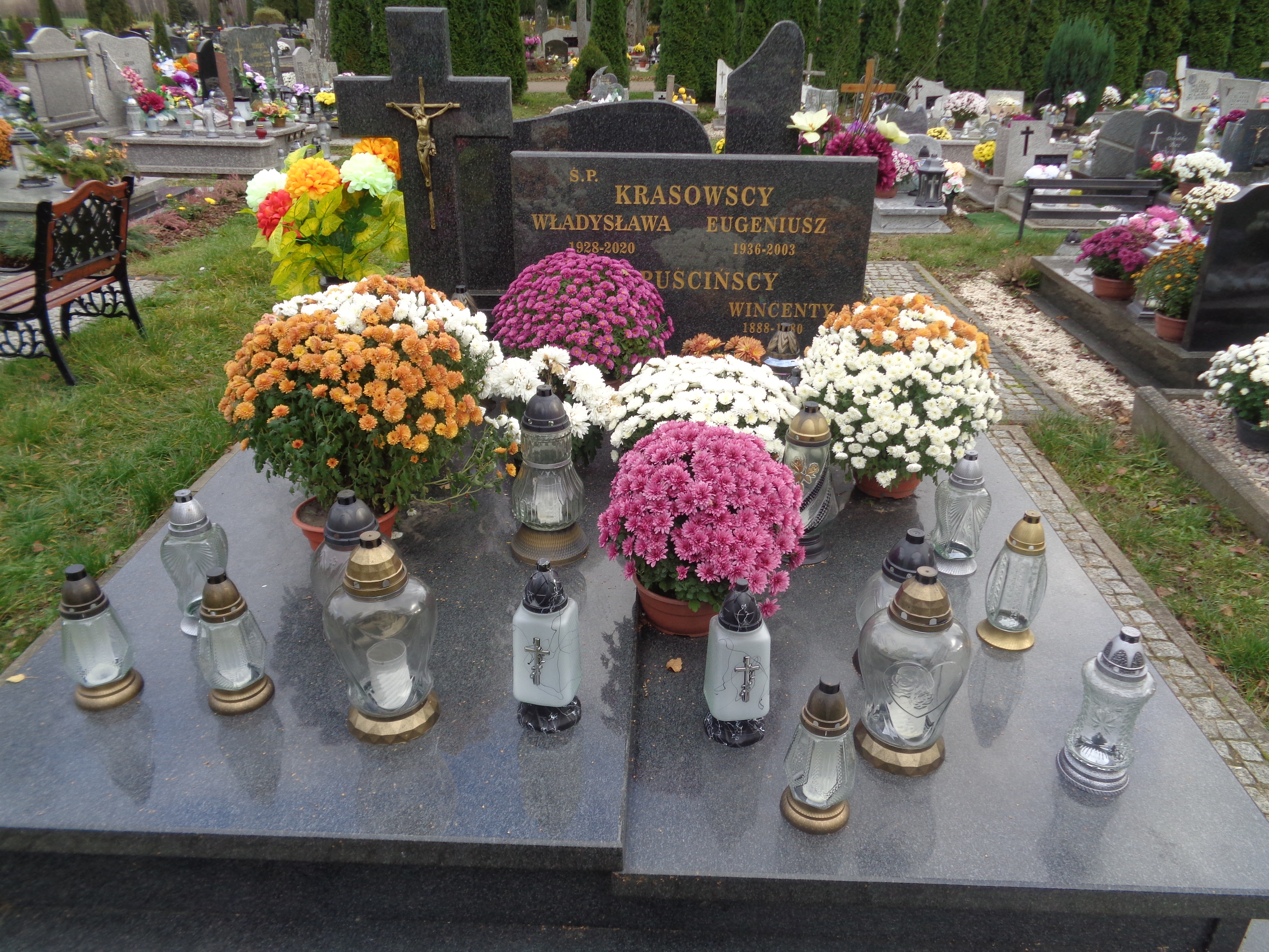 Grób Władysława Krasowska 