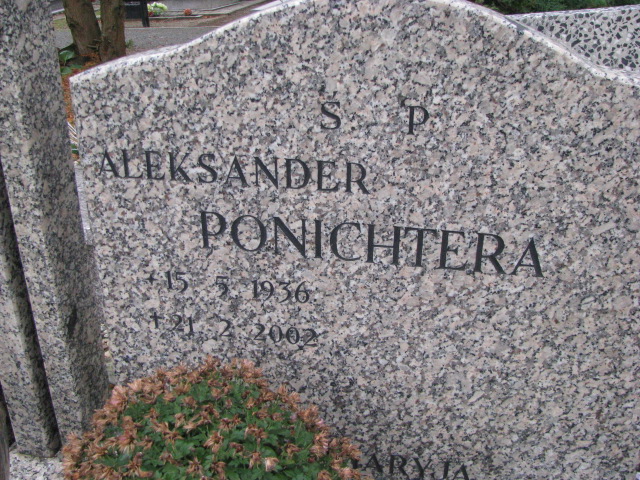 Aleksander Ponichtera 1936 Pasłęk - Grobonet - Wyszukiwarka osób pochowanych