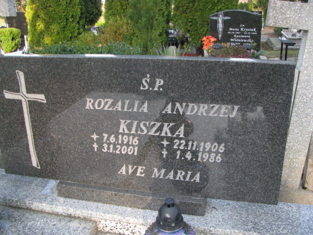 Andrzej Kiszka 1906 Pasłęk - Grobonet - Wyszukiwarka osób pochowanych