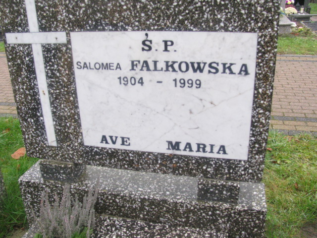 Salomea Falkowska 1904 Pasłęk - Grobonet - Wyszukiwarka osób pochowanych