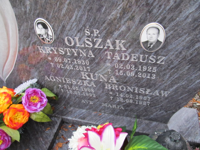 Agnieszka Kuna 1908 Pasłęk - Grobonet - Wyszukiwarka osób pochowanych