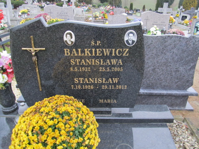 Stanisława Balkiewicz 1932 Pasłęk - Grobonet - Wyszukiwarka osób pochowanych