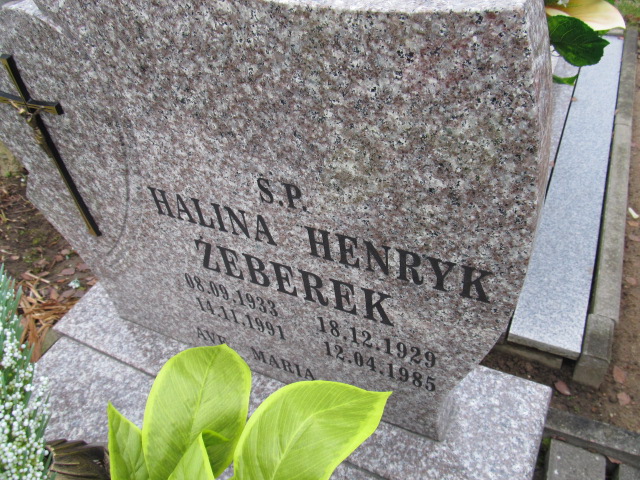 Henryk Żeberek 1929 Pasłęk - Grobonet - Wyszukiwarka osób pochowanych