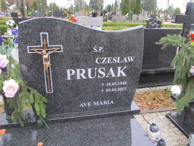 Czesław Prusak 1940 Pasłęk - Grobonet - Wyszukiwarka osób pochowanych