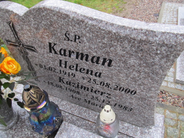 Kazimierz Karman 1908 Pasłęk - Grobonet - Wyszukiwarka osób pochowanych