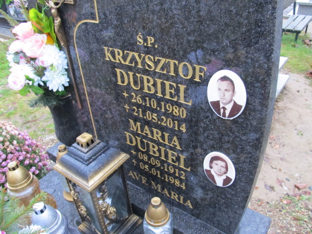 Krzysztof Dubiel 1980 Pasłęk - Grobonet - Wyszukiwarka osób pochowanych