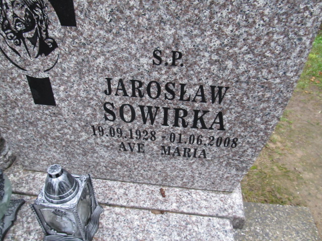 Jarosław Sowirka 1928 Pasłęk - Grobonet - Wyszukiwarka osób pochowanych