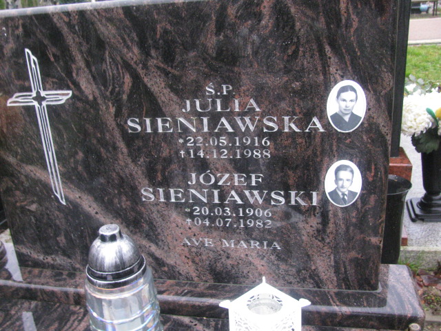 Julia Sieniawska 1916 Pasłęk - Grobonet - Wyszukiwarka osób pochowanych