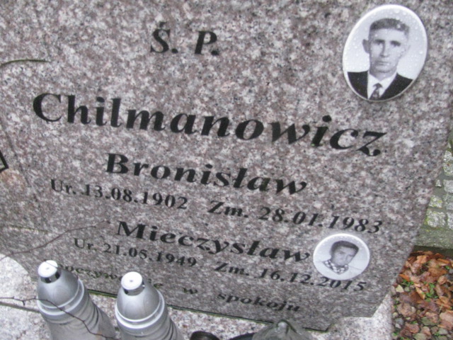 Mieczysław Bronisław Chilmowicz 1949 Pasłęk - Grobonet - Wyszukiwarka osób pochowanych
