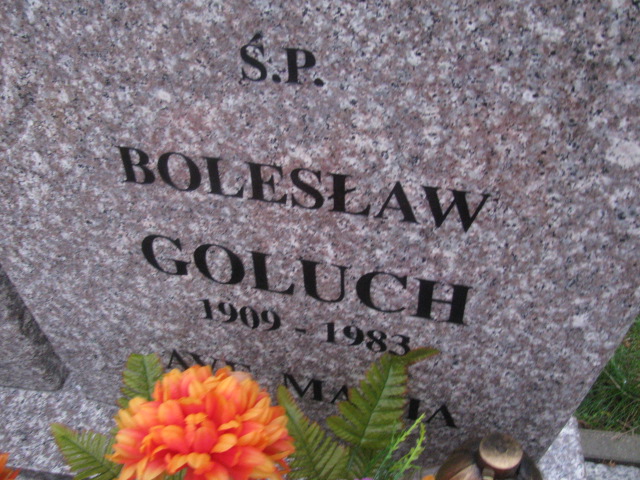 Bolesław Goluch 1909 Pasłęk - Grobonet - Wyszukiwarka osób pochowanych